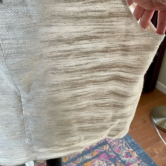 NEW Lafayette 148 NY Sleeveless Tweed like textured Lined Sleeveless Blouse 24W - Picture 5 of 16